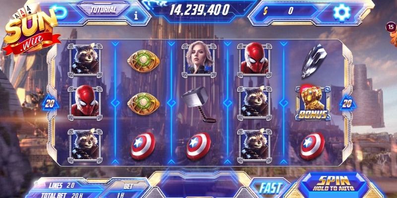 Avenger Sunwin – Game Siêu Anh Hùng Hấp Dẫn, Dễ Chơi 3 Ba biểu tượng quyết định khả năng nhận thưởng lớn