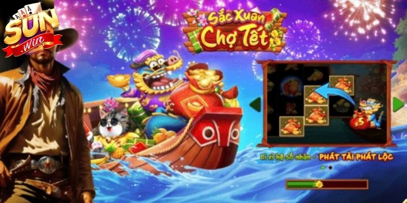 Hoa mai vàng rực rỡ trong Sắc Xuân Chợ Tết Sunwin