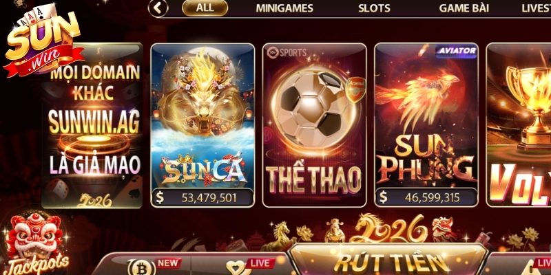 Quan sát cấu trúc domain Sunwinag rõ ràng